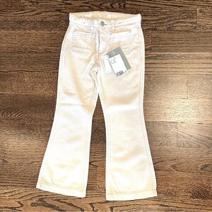3T and 4T H&M Boot cut denim off-white/light beige pants